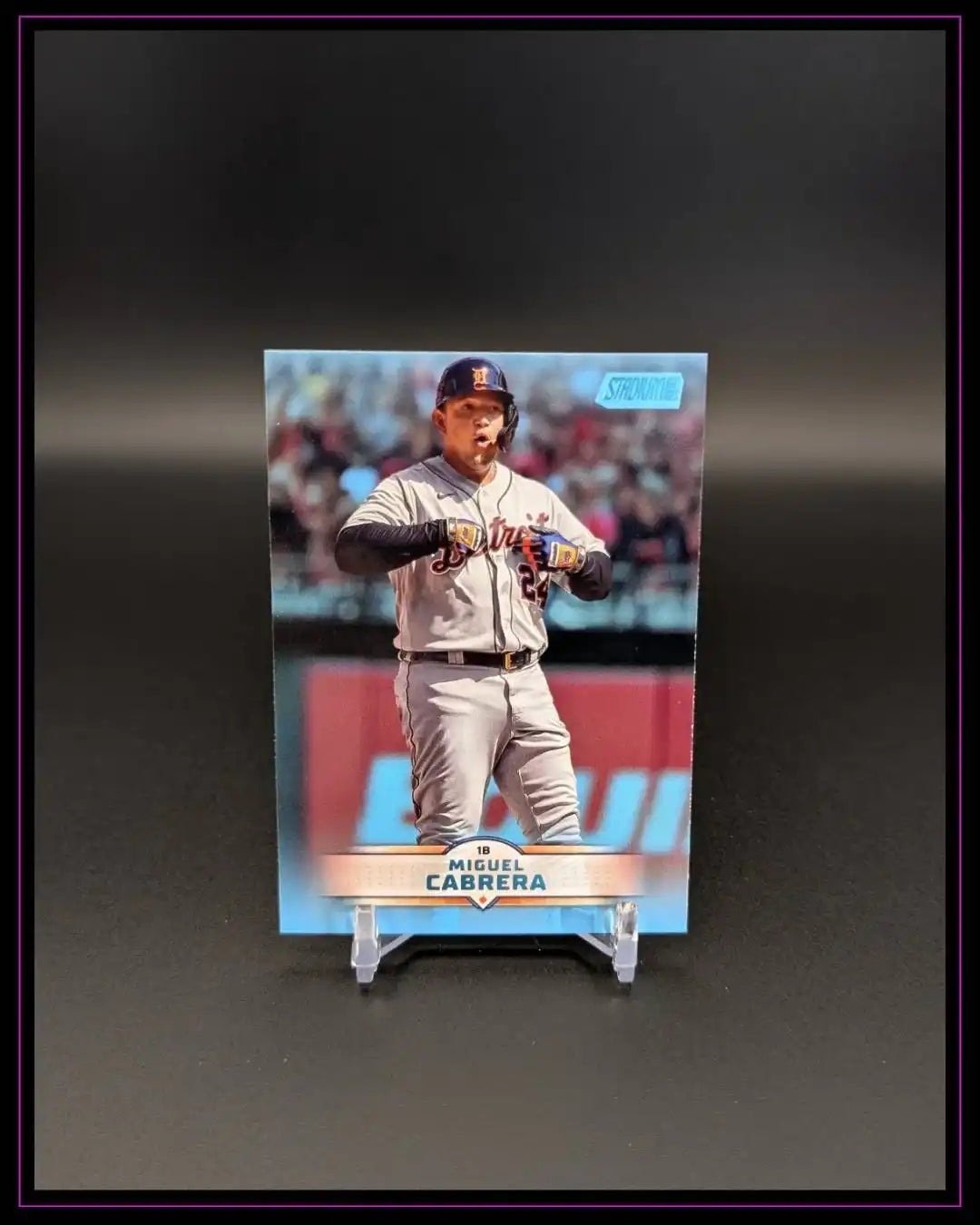 2025 Stadium Club #55 Miguel Cabrera Light Blue Foil