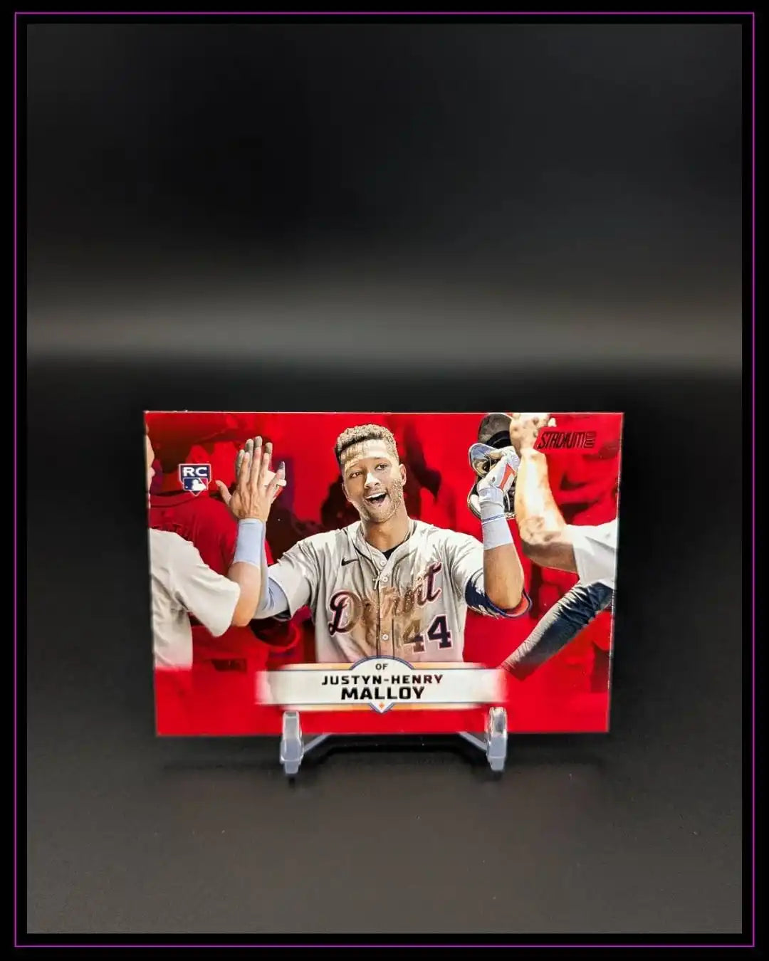 2025 Stadium Club #64 Justyn-Henry Malloy Red Foil RC