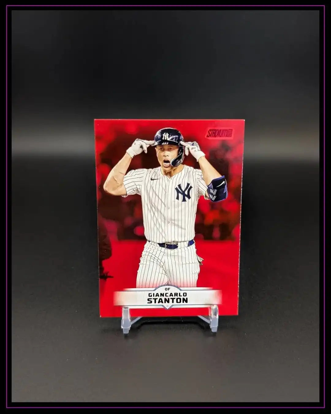 2025 Stadium Club #104 Giancarlo Stanton Red Foil