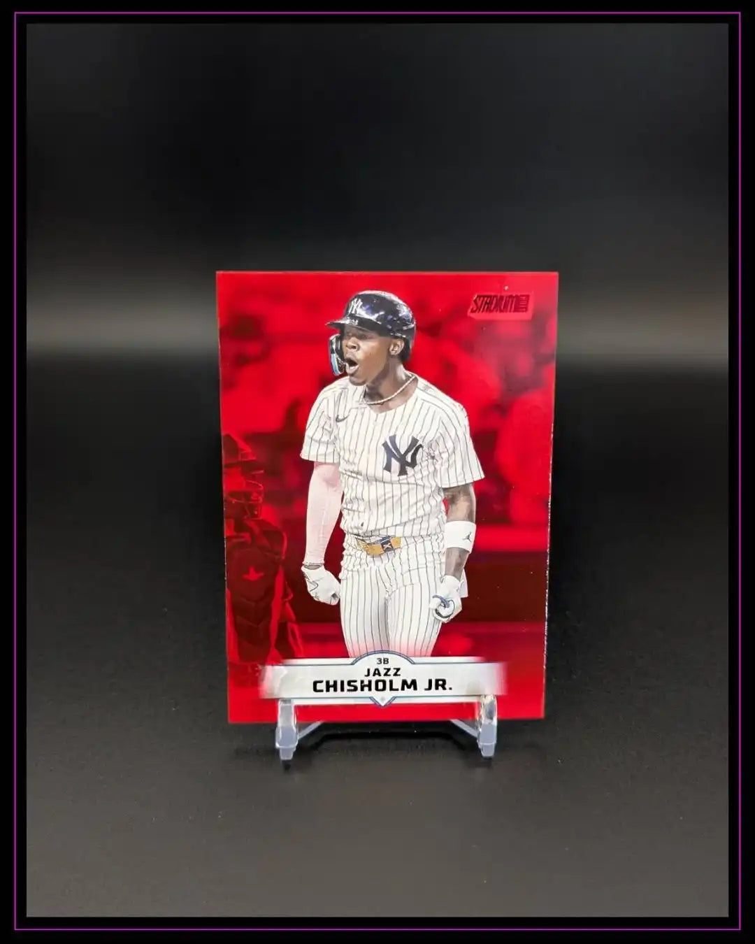 2025 Stadium Club #164 Jazz Chisholm Jr. Red Foil