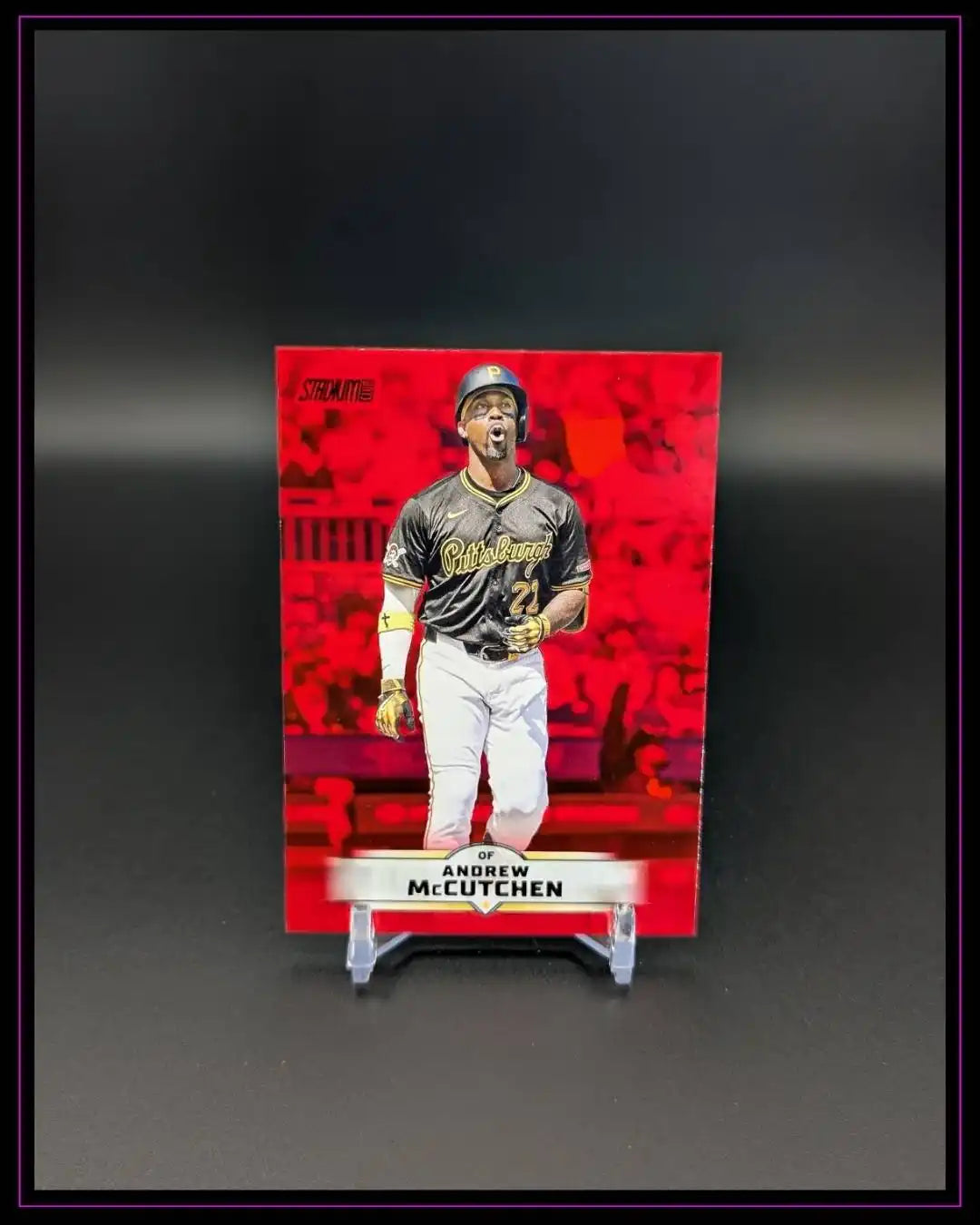 2025 Stadium Club #166 Andrew McCutchen Red Foil