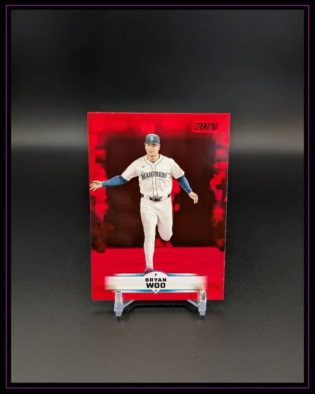 2025 Stadium Club #197 Bryan Woo Red Foil