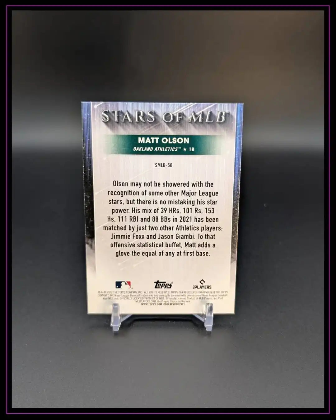 2022 Topps #SMLB-50 Matt Olson Stars of MLB