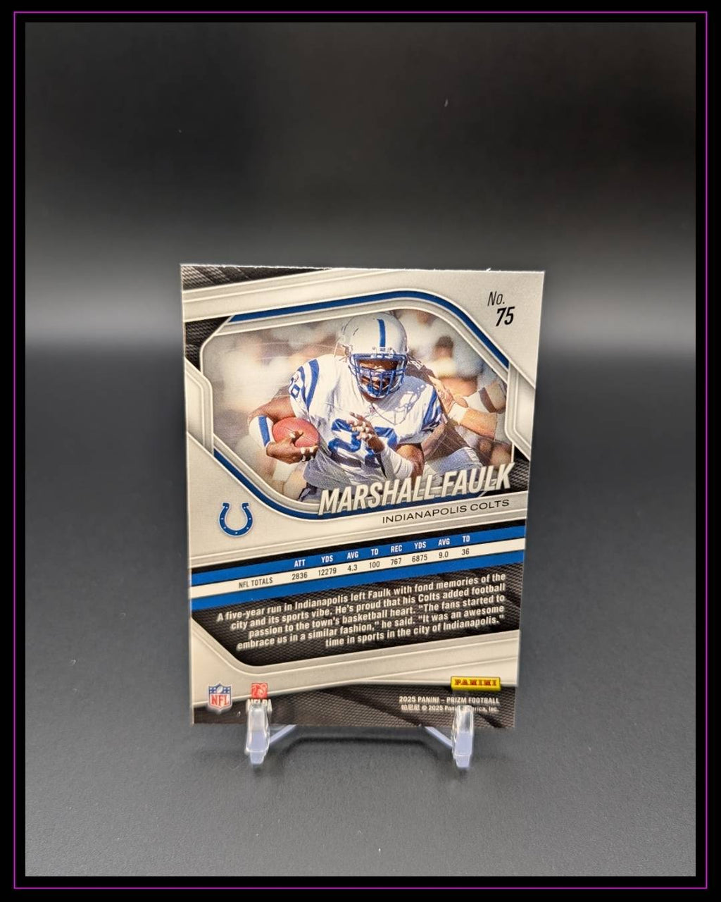 2025 Panini Prizm #75 Marshall Faulk
