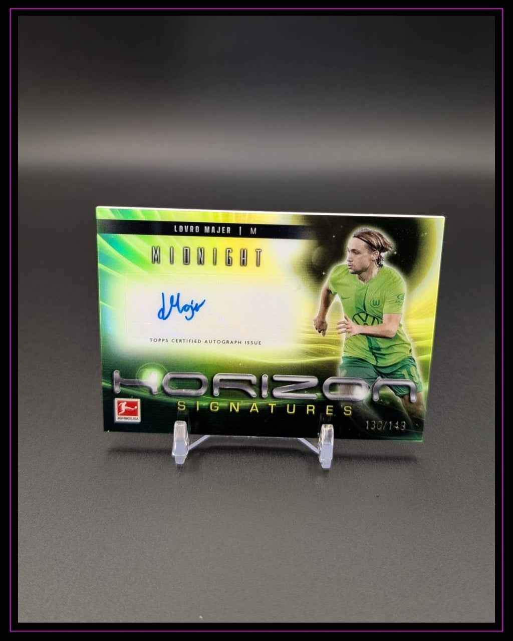 2024-25 Topps Midnight Bundesliga #HS-LM Lovro Majer Horizon Signatures /149