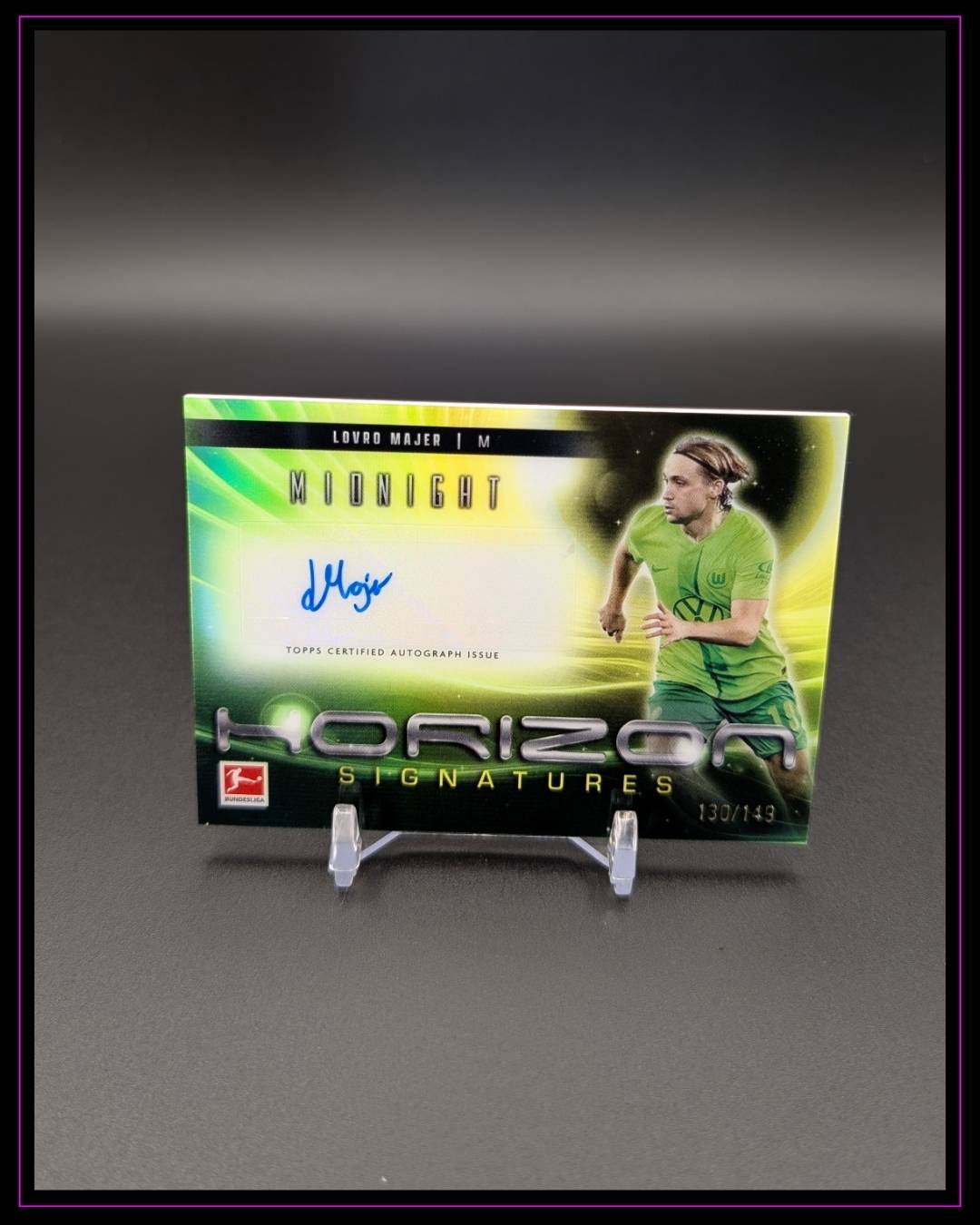 2024-25 Topps Midnight Bundesliga #HS-LM Lovro Majer Horizon Signatures /149