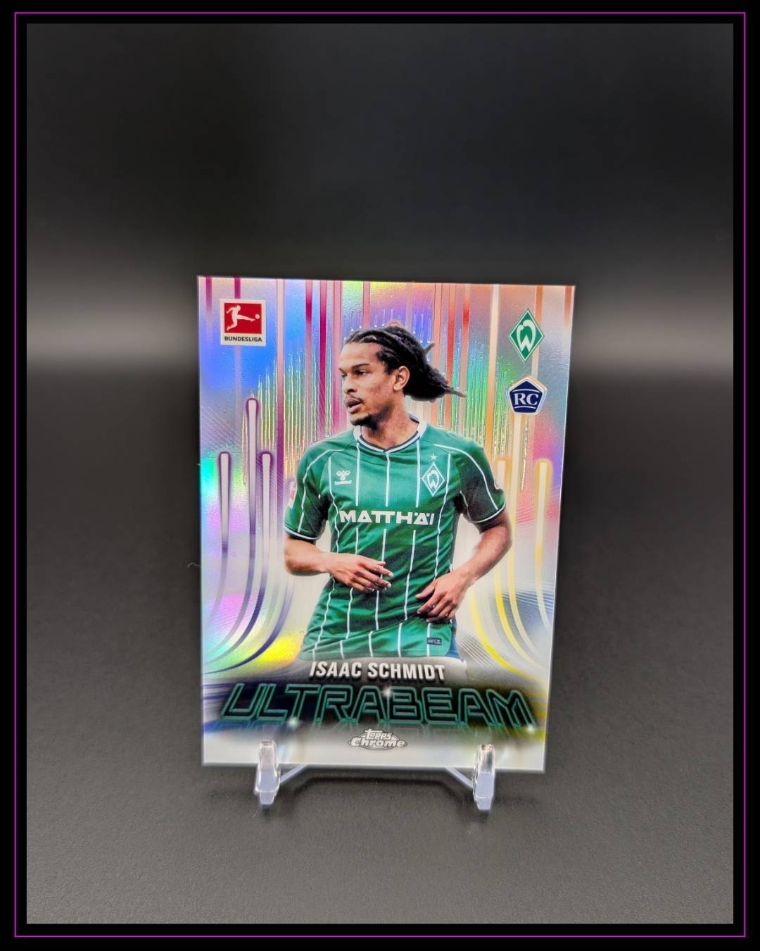 2025-26 Topps Chrome Bundesliga #UB-22 Isaac Schmidt Ultrabeam
