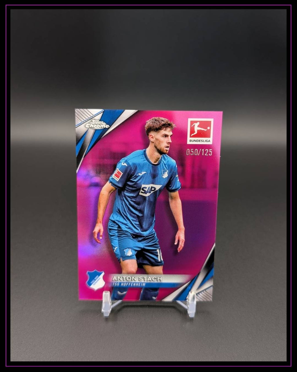2024-25 Topps Chrome Bundesliga #47 Anton Stach Magenta /125