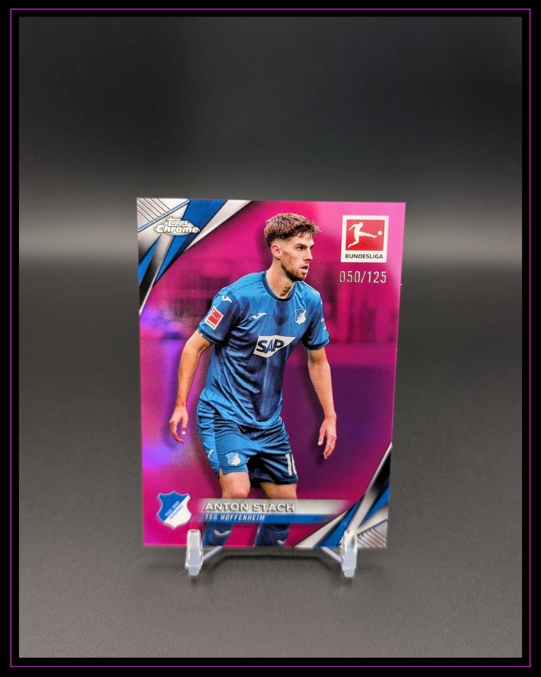 2024-25 Topps Chrome Bundesliga #47 Anton Stach Magenta /125