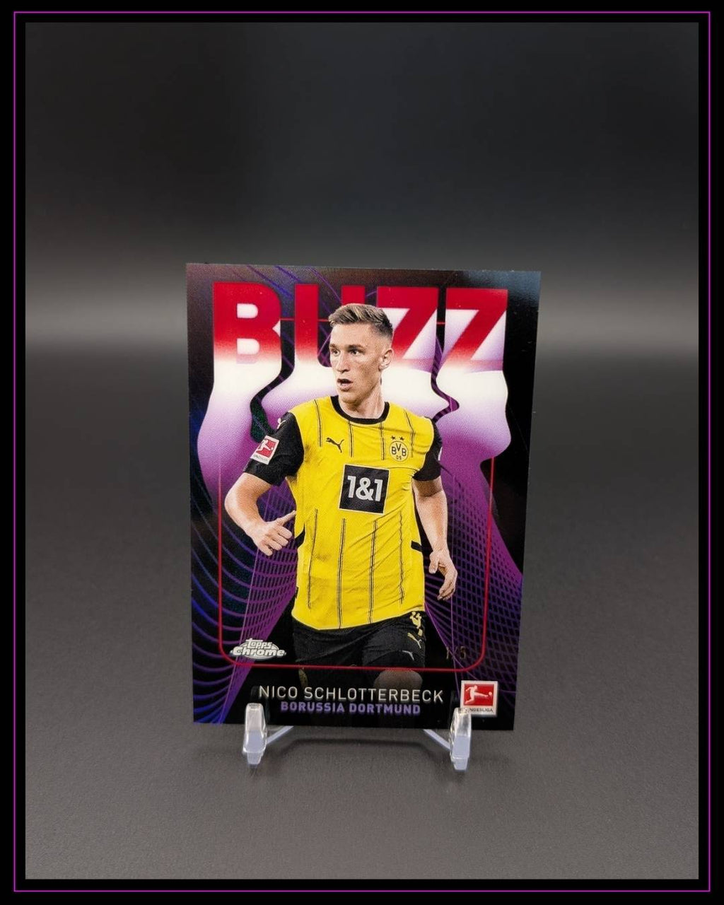 2024-25 Topps Chrome Bundesliga #BU-9 Nico Schlotterbeck Buzz Red 1/5