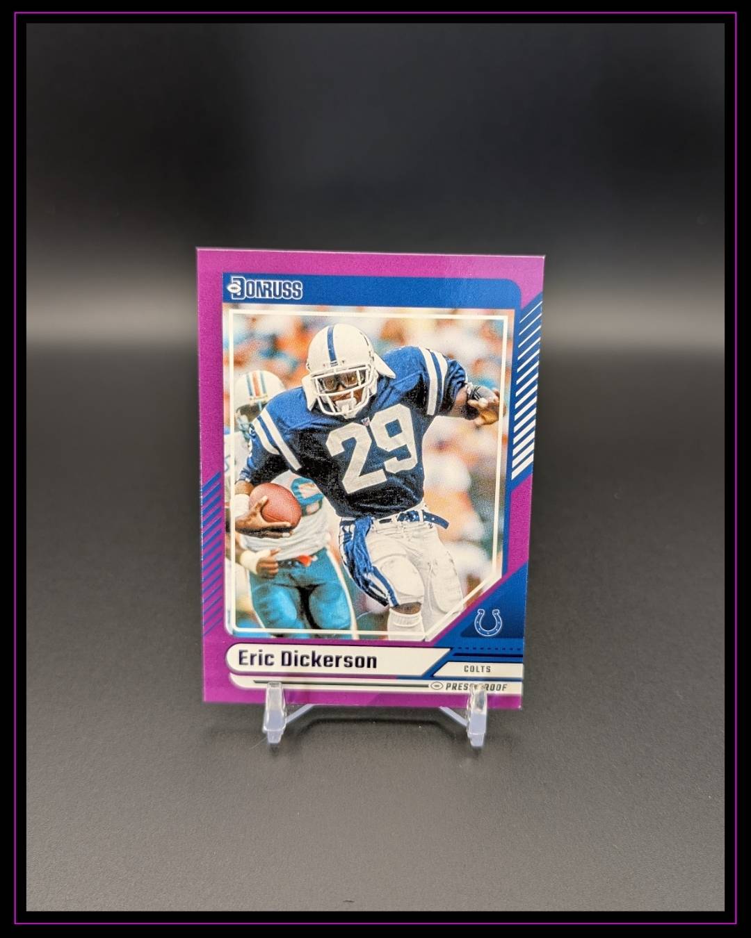 2024 Panini Donruss #291 Eric Dickerson Press Proof Purple