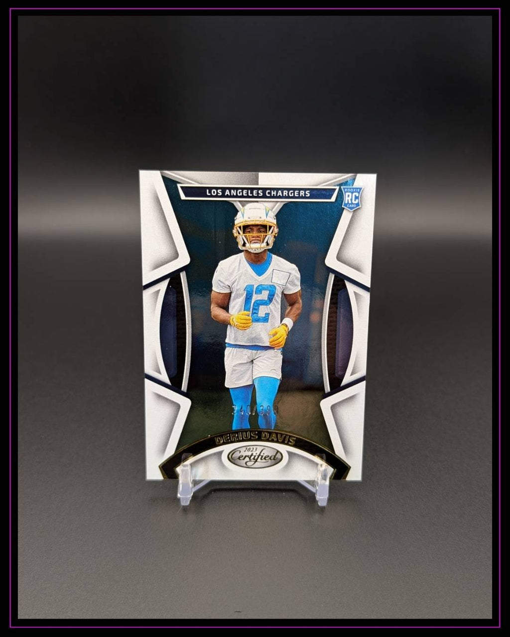 2023 Panini Certified #137 Derius Davis RC /399