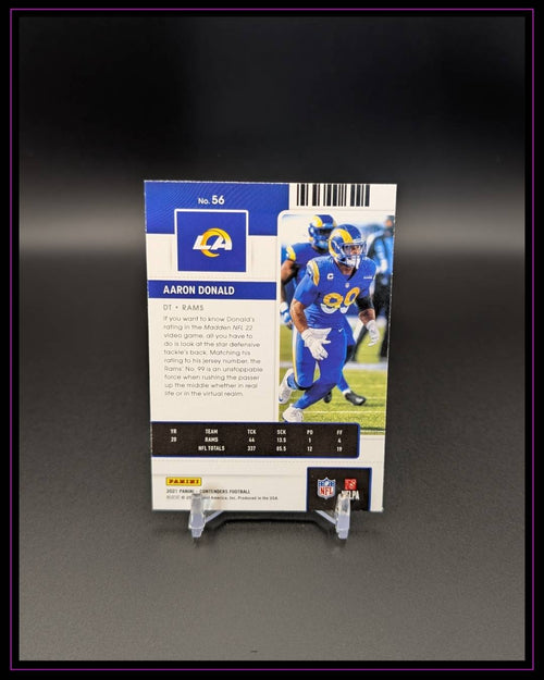 2021 Panini Contenders #56 Aaron Donald