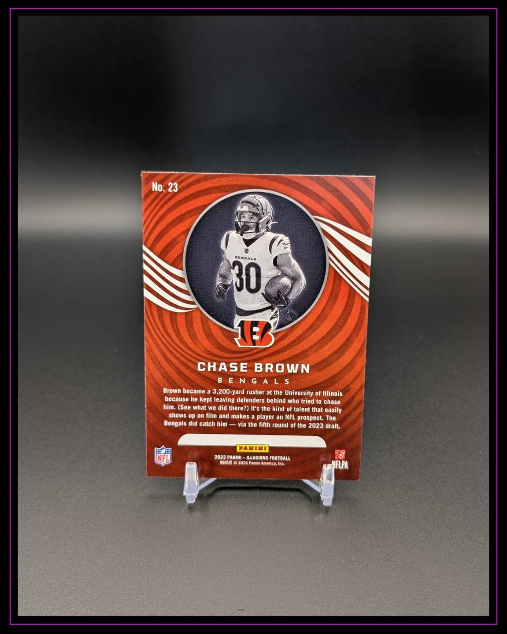 2023 Panini Illusions #23 Chase Brown