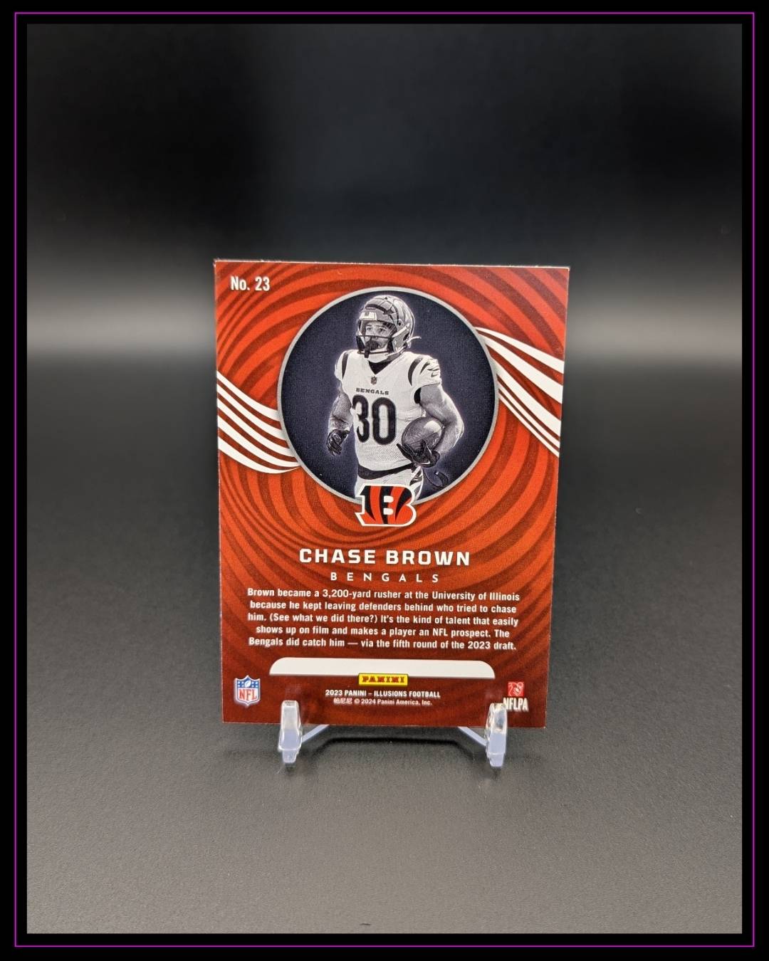 2023 Panini Illusions #23 Chase Brown