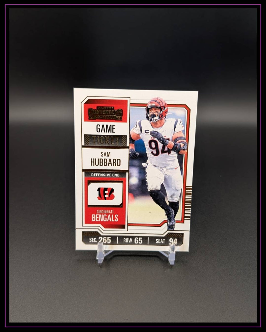 2023 Panini Contenders #23 Sam Hubbard