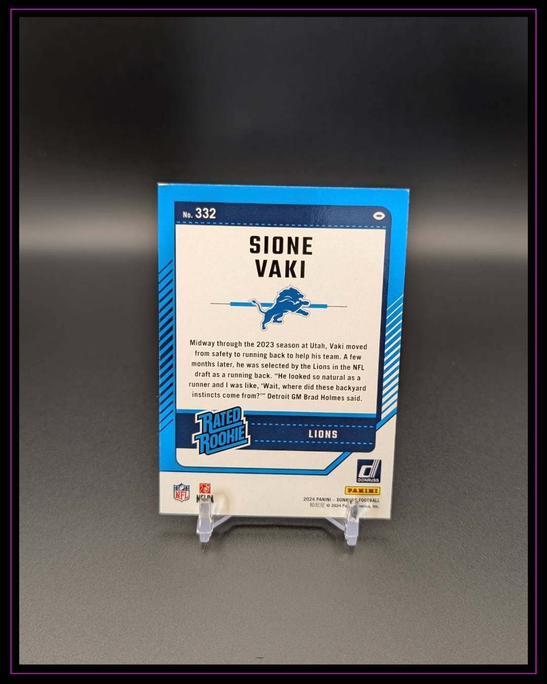 2024 Panini Donruss #332 Sione Vaki