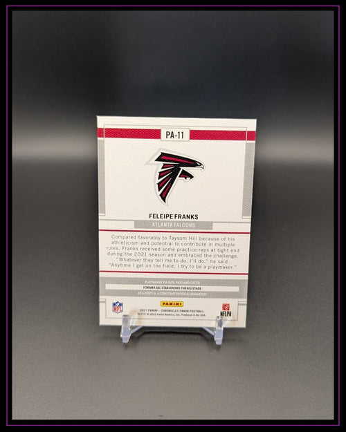 2021 Panini Chronicles #PA-11 Feleipe Franks Panini