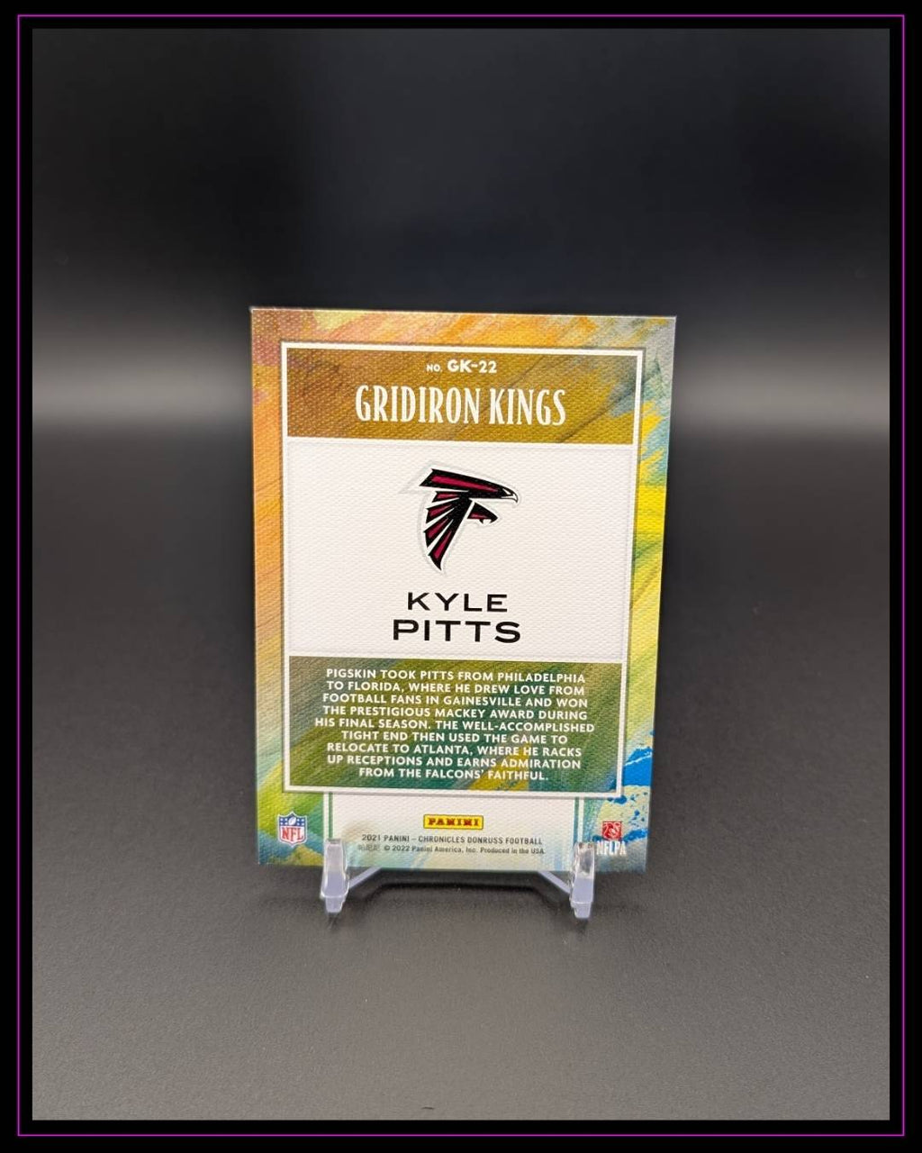 2021 Panini Chronicles #GK-22 Kyle Pitts Gridiron Kings