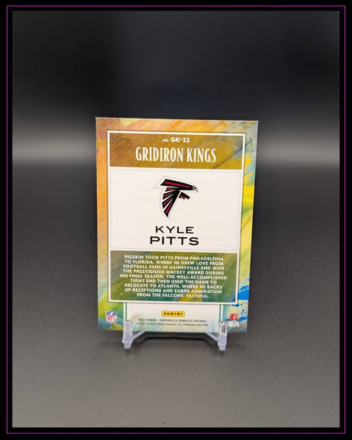2021 Panini Chronicles #GK-22 Kyle Pitts Gridiron Kings