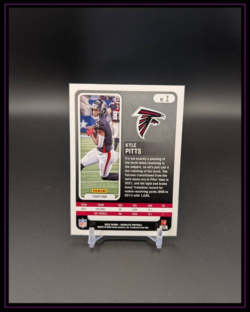 2022 Panini Absolute #2 Kyle Pitts