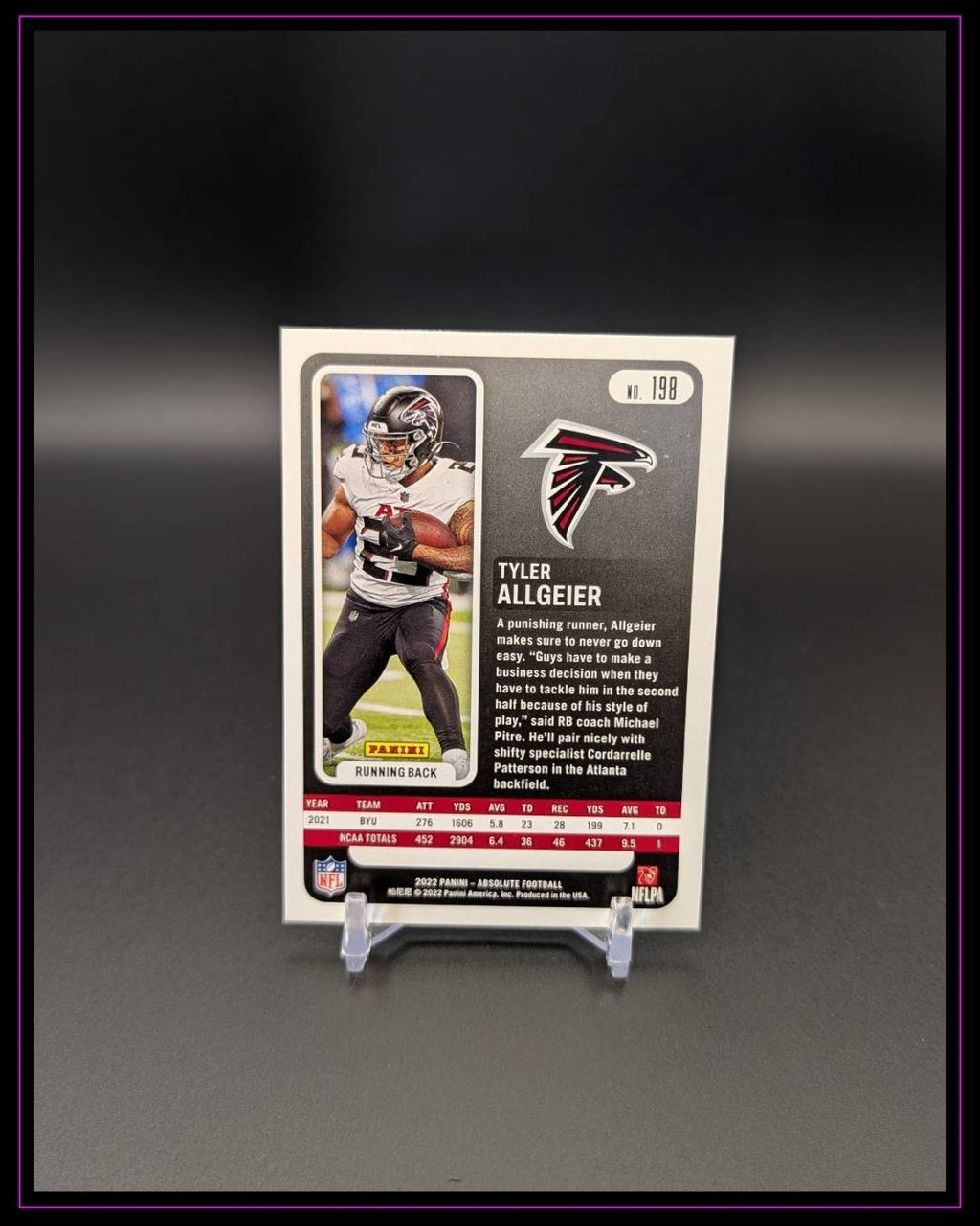 2022 Panini Absolute - Retail #198 Tyler Allgeier