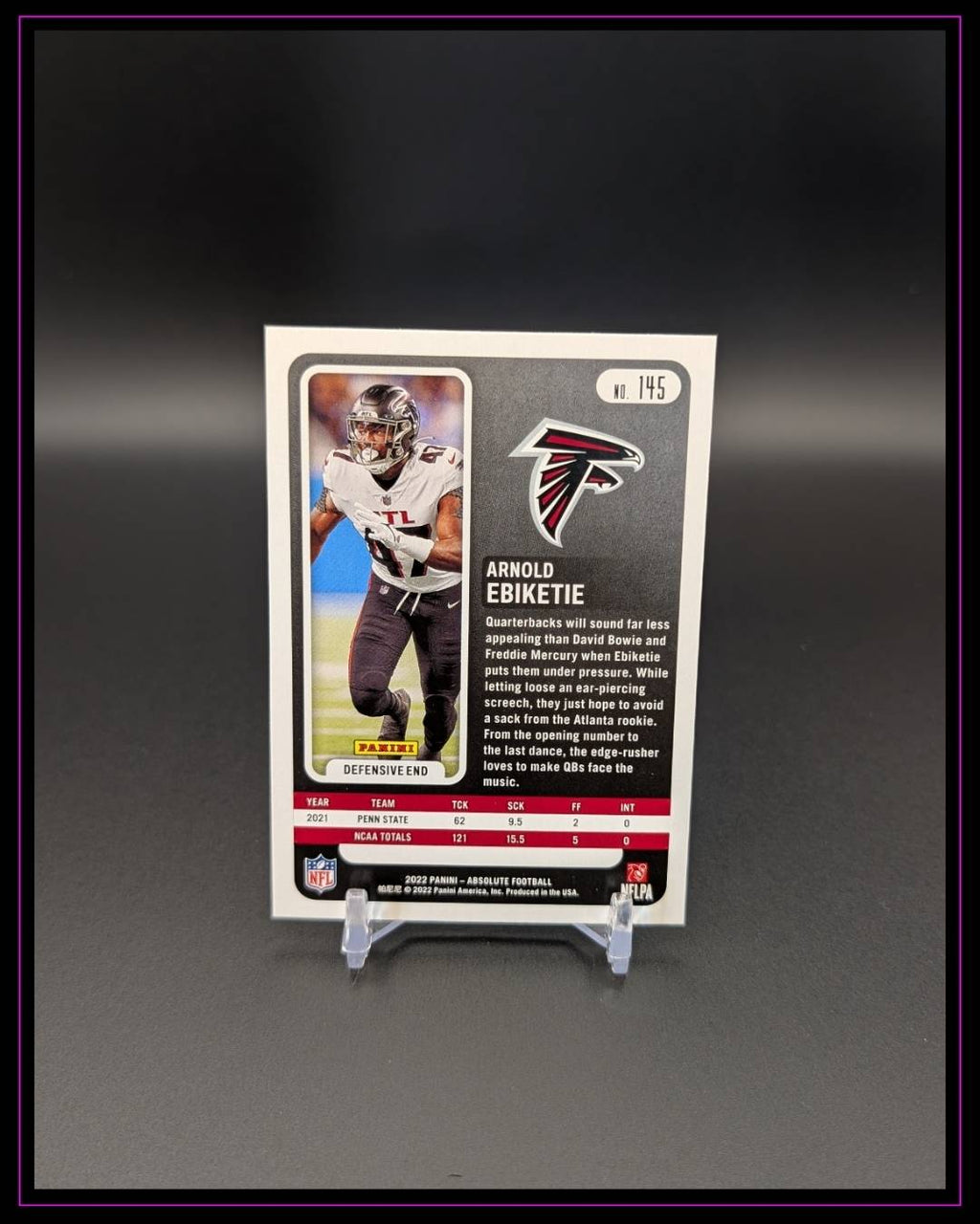 2022 Panini Absolute Retail #145 Arnold Ebiketie RC