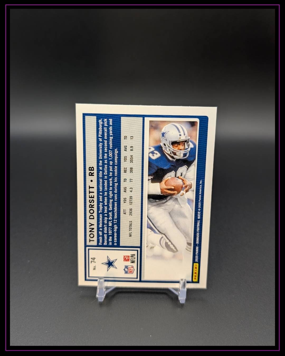 2025 Panini Donruss #74 Tony Dorsett