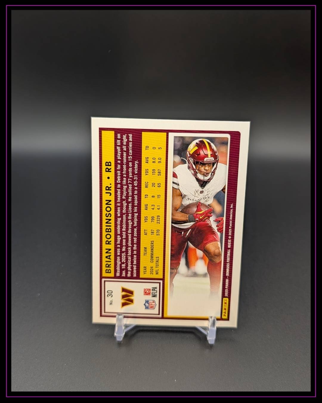 2025 Panini Donruss #30 Brian Robinson Jr.