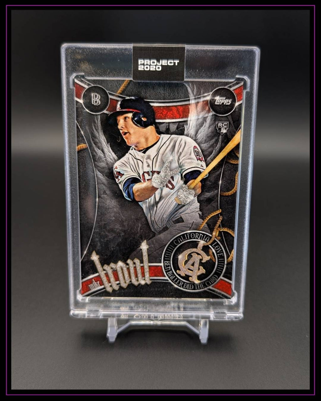 Topps Project 2020 Mike Trout by Ben Baller #US175 2011 Topps Update RC