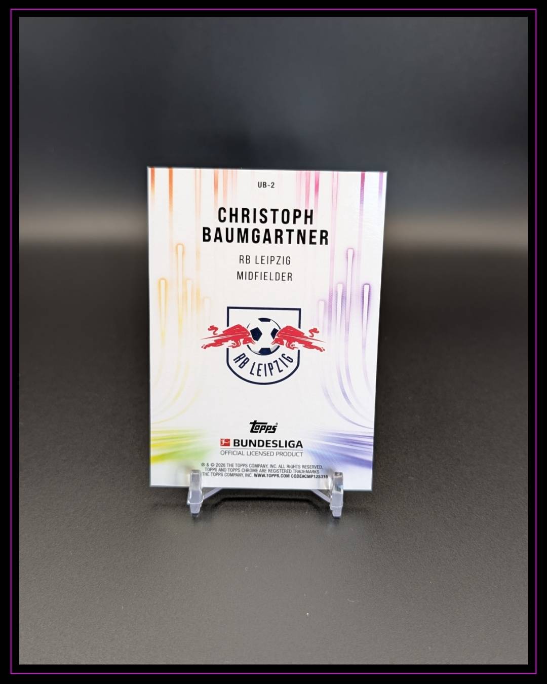2025-26 Topps Chrome Bundesliga #UB-2 Christoph Baumgartner Ultrabeam