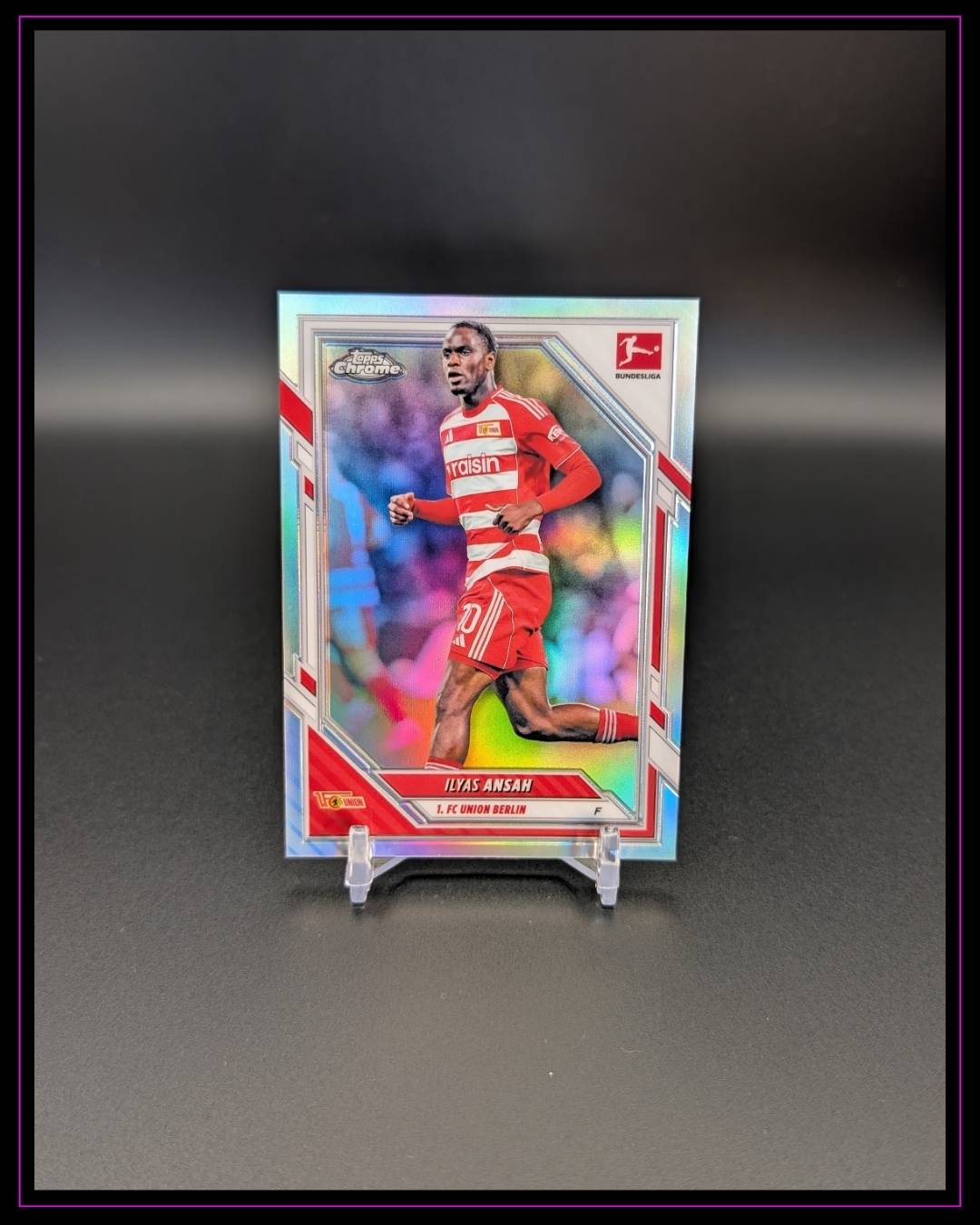 2025-26 Topps Chrome Bundesliga #8 Ilyas Ansah Refractor
