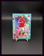 2025-26 Topps Chrome Bundesliga #72 Benedict Hollerbach Aqua Refractor /199