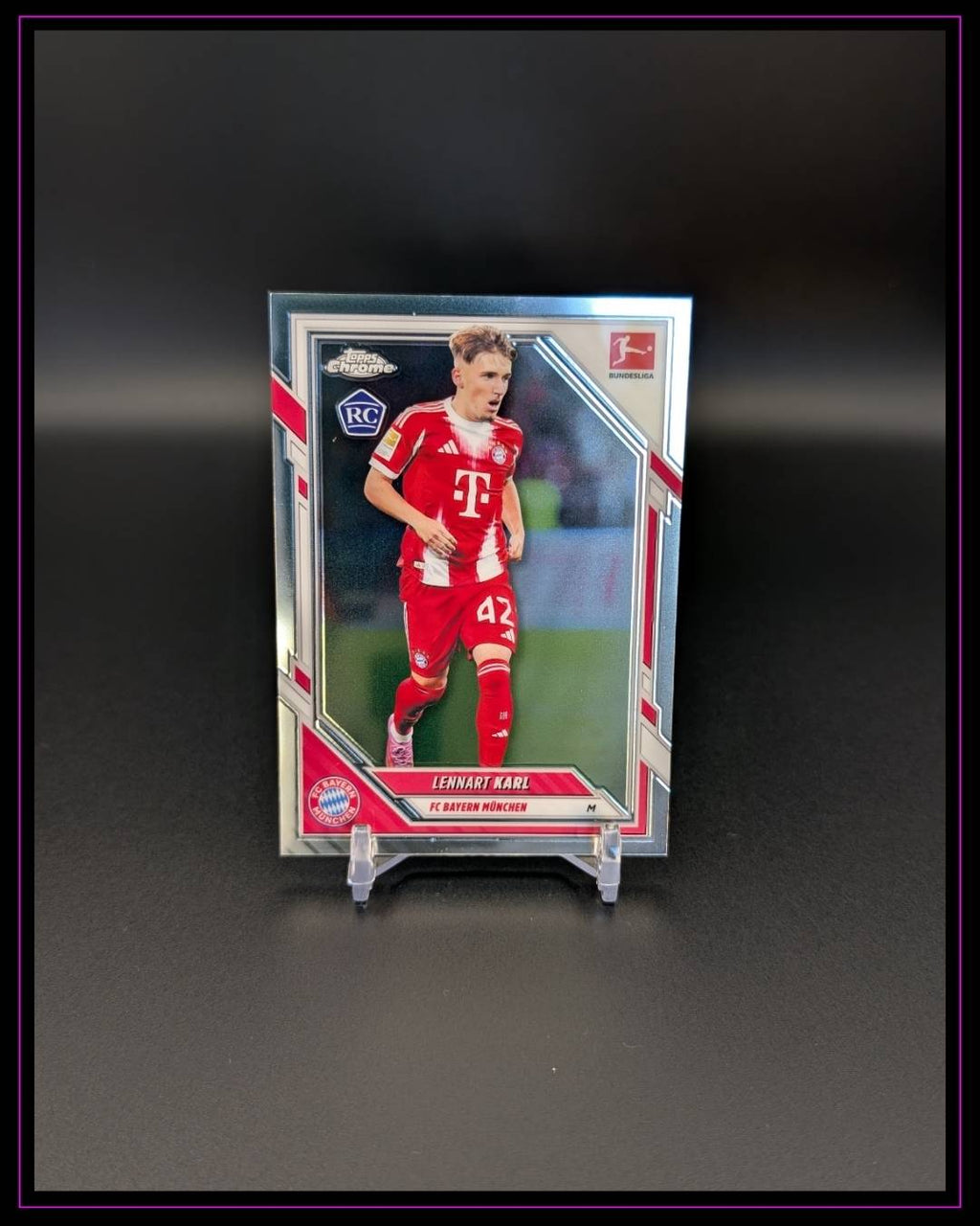 2025-26 Topps Chrome Bundesliga #82 Lennart Karl RC