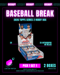 #53 Baseball Break P1G1 | Mélange de cassures 2026 Topps Série 2 Baseball